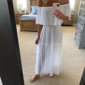 Elan beachy off shoulder dress